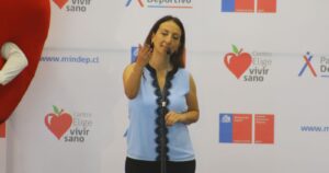 Ministra Cecilia Pérez y el regreso del fútbol: 