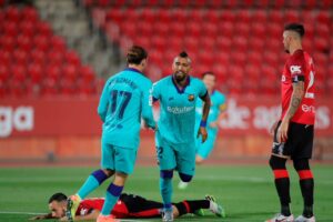 VIDEO | Arturo Vidal anota el primer gol del Barcelona en la reanudación de la Liga