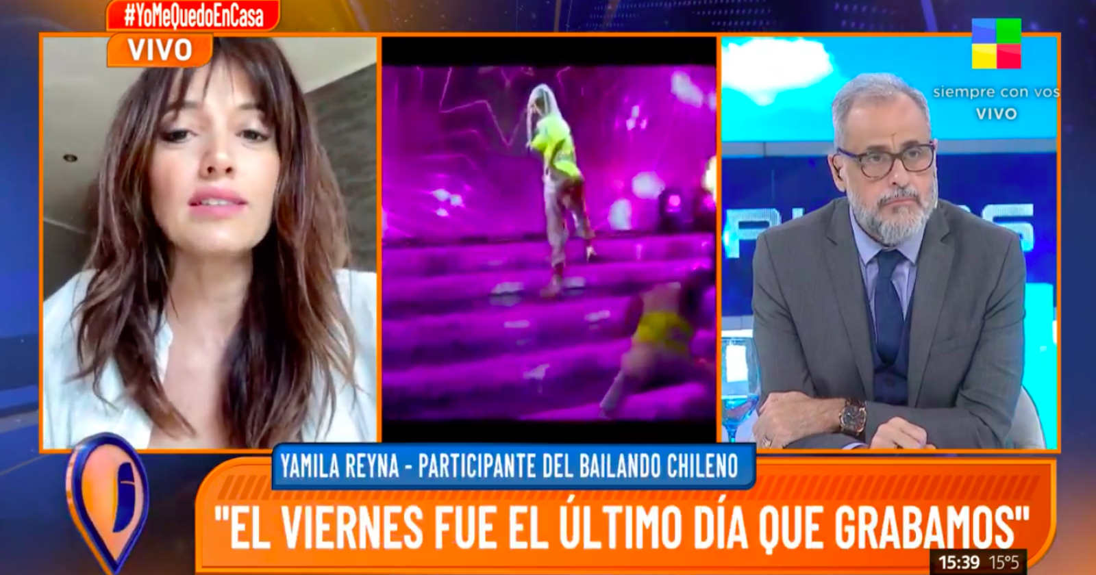 canal 13 bailando grabaciones