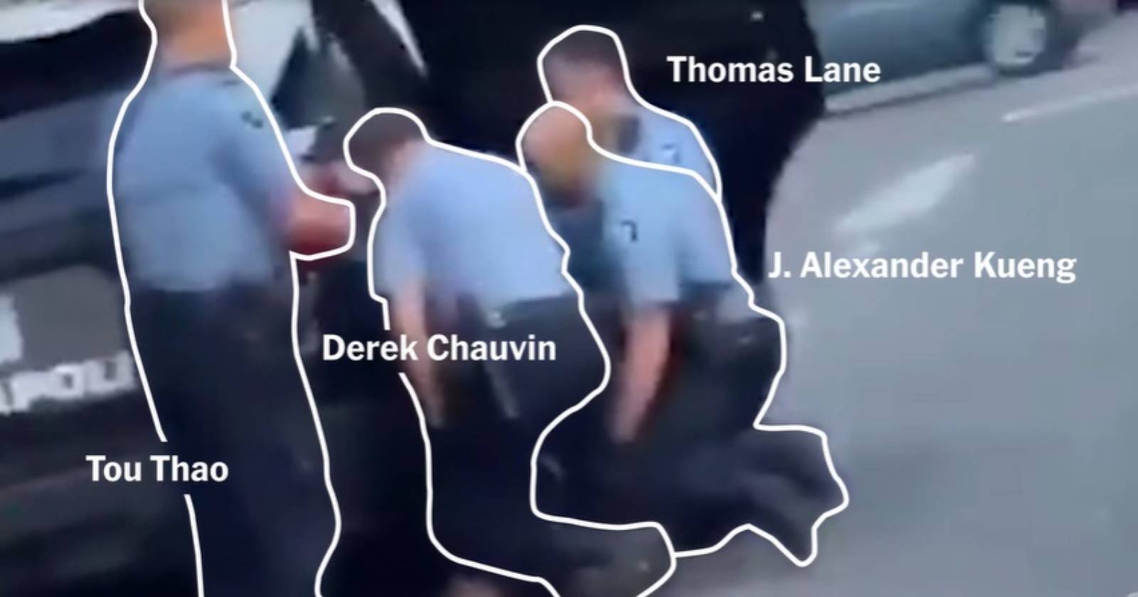 policías asesinato de Floyd