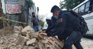 Más de 1.500 réplicas y al menos seis muertos ha dejado el terremoto en México