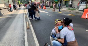 Los primeros registros que dejó el terremoto de 7,7° en México