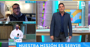 Pancho Saavedra se sumó como coanimador del programa Aquí Somos Todos