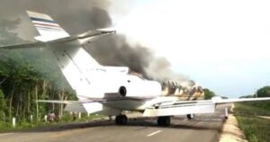 México derriba avioneta proveniente de Venezuela con 400 kilos de cocaína 