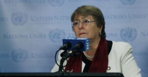 Michelle Bachelet llegó a Chile para despedir a Ángela Jeria