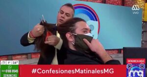 VIDEO - José Miguel Viñuela le cortó el pelo a un camarógrafo en pleno matinal