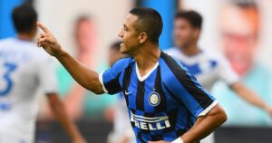 Alexis Sánchez brilló junto con el Inter en goleada sobre Brescia