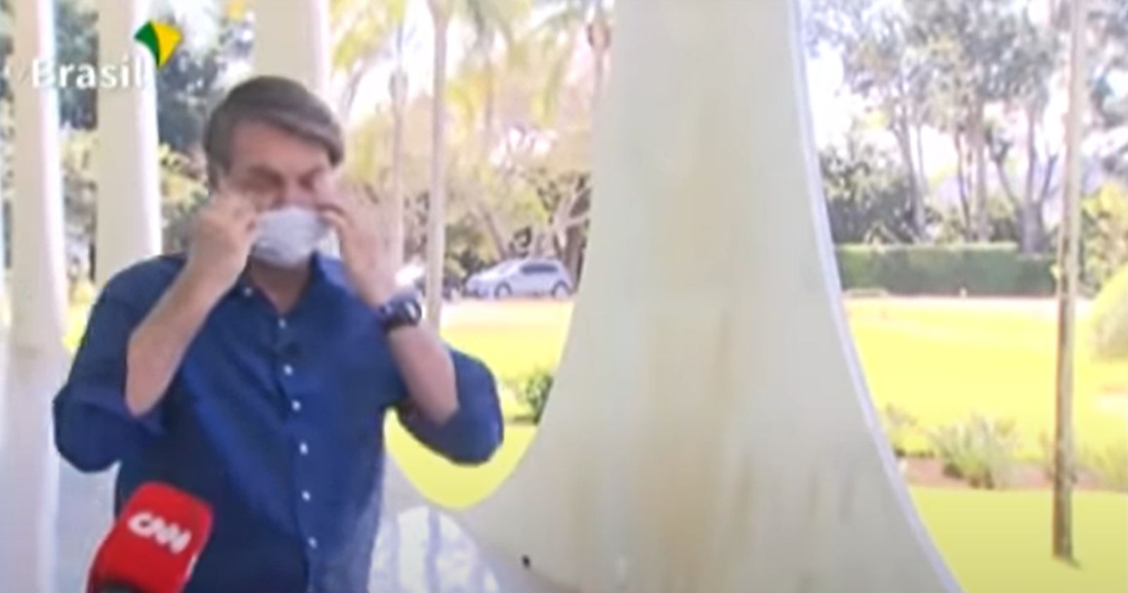 bolsonaro mascarilla