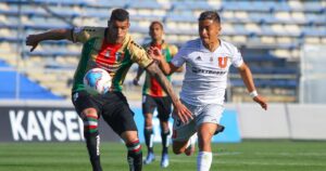 Palestino le aguó la fiesta a la U con un empate sobre el final