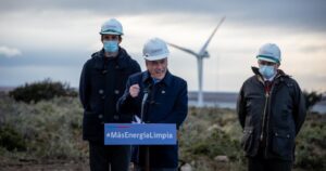 Presidente Piñera visita el nuevo parque eólico de la Región de Magallanes