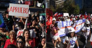 Las comunas con más menciones para el Apruebo y Rechazo en redes sociales