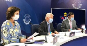 Ministro Paris anuncia que la positividad bajó al 8%: 