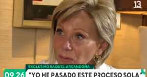 Raquel Argandoña rompió el silencio en el Bienvenidos: 