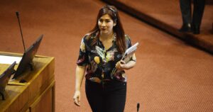 Catalina Pérez responde a eventual querella en su contra: “No me he referido jamás al señor Delpin