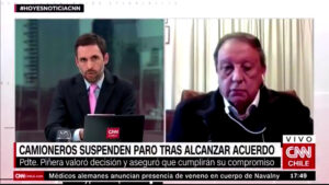 VIDEO - El duro cruce entre Daniel Matamala y Sergio Pérez por bloqueos en paro camionero