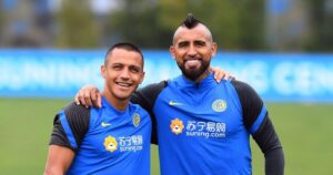 Arturo Vidal se reunió con Alexis Sánchez en su primer entrenamiento con el Inter