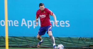 Lionel Messi volvió a los entrenamientos con el FC Barcelona