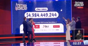 Vamos Chilenos recaudó casi $5 mil millones en su primera jornada