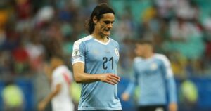Edinson Cavani quedó fuera de la nómina de Uruguay para enfrentar a Chile