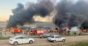 Ataque incendiario en La Araucanía dejó 15 camiones destruidos