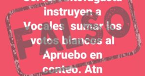 Todas las noticias falsas sobre el plebiscito