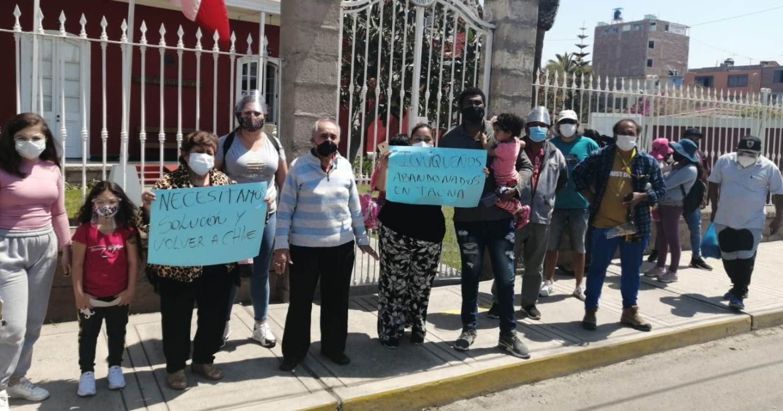 chilenos Tacna