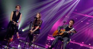 Millaray Viera y Álvaro López deslumbraron en presentación junto a su hija en Yo Soy