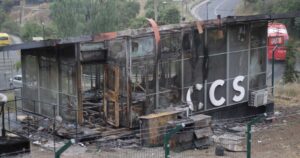 Atacan oficina de Seguridad Ciudadana de Lo Barnechea