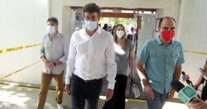 Ministros acompañaron a candidatos de las primarias de Chile Vamos en Vitacura