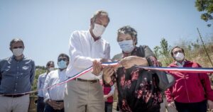 Inauguran el nuevo Parque Urbano Santa Olga, un hito de la reconstrucción tras los megaincendios de 2017