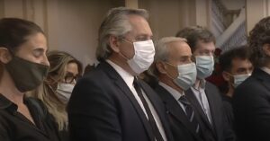 Alberto Fernández por caos en el funeral de Maradona: 