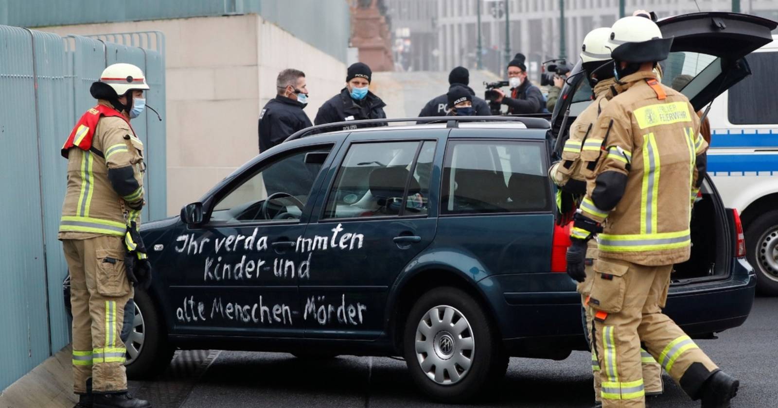 vehículo Angela Merkel Alemania