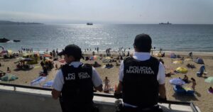 Investigan muerte de joven baleado en playa de Viña del Mar