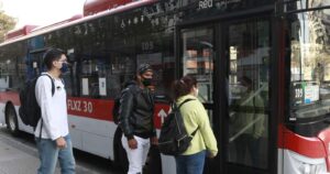 Los recorridos del Transantiago con más riesgo de contagio de Covid-19