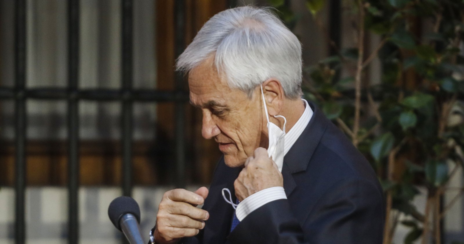 Piñera mascarilla