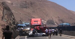 Grave accidente múltiple se registró en Alto Hospicio