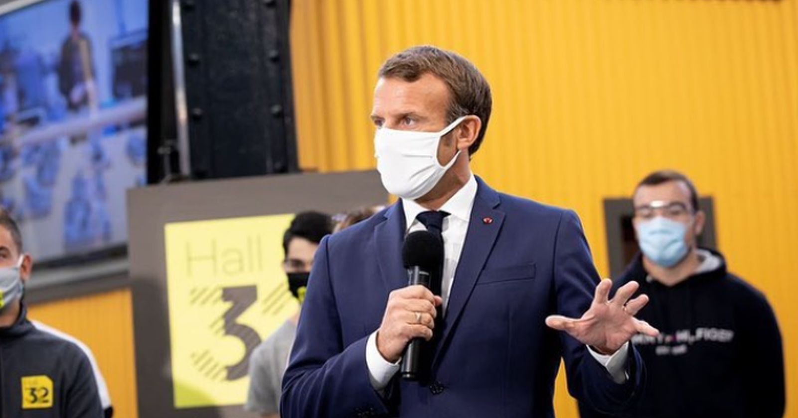 emmanuel macron coronavirus