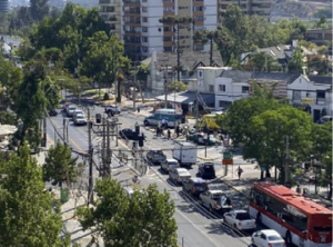 Balacera en Vitacura deja un guardia municipal herido en una pierna