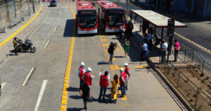 Inauguraron nuevo corredor para el transporte público en Independencia