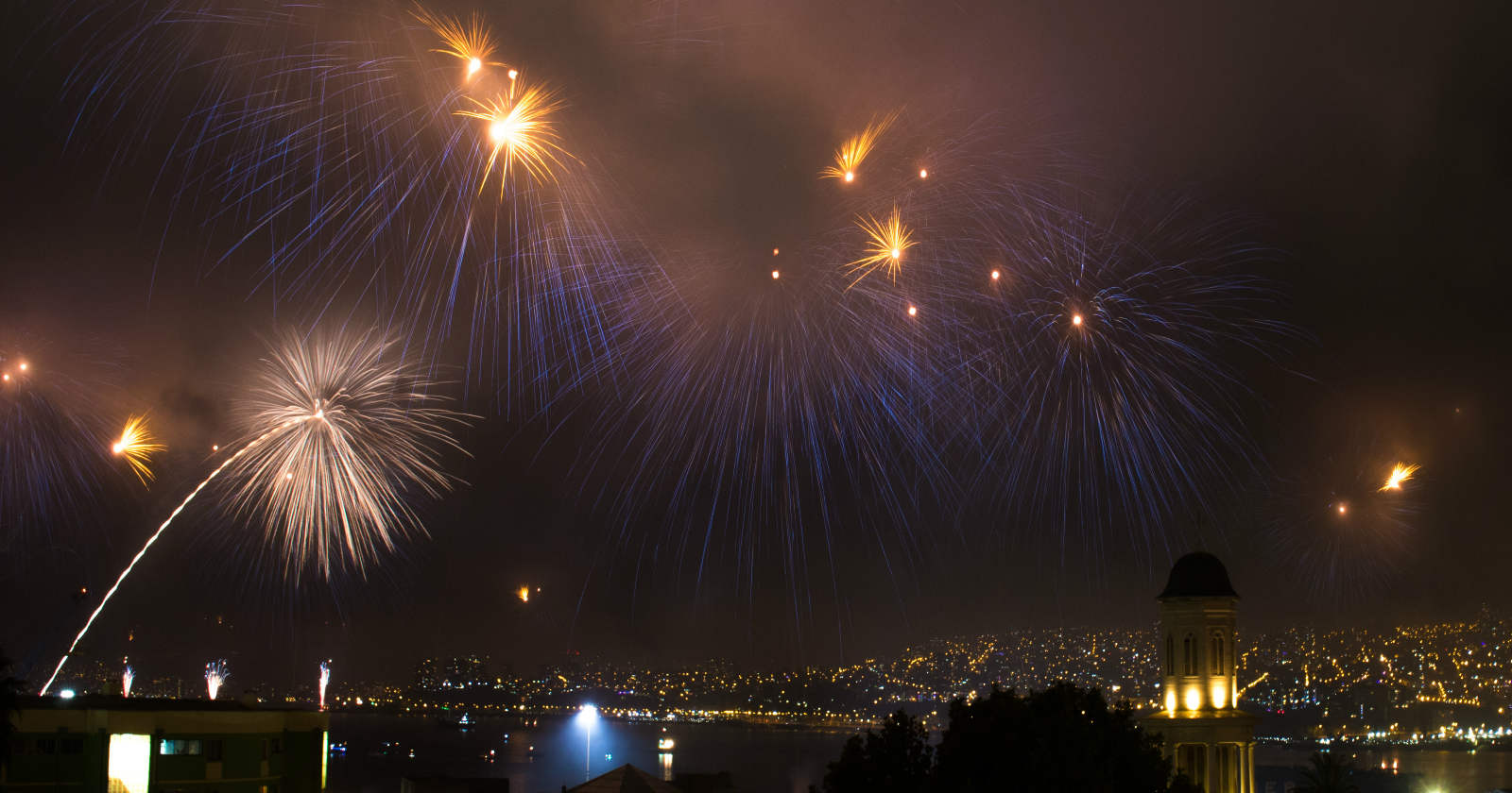 fuegos artificiales valparaíso