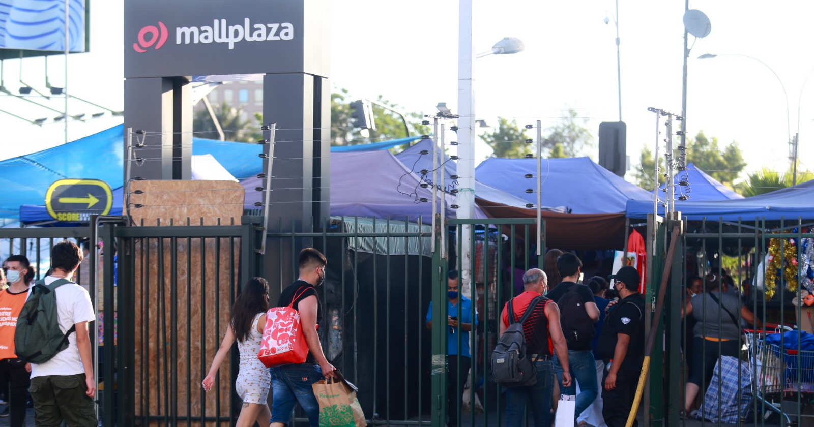 cierre mall plaza norte