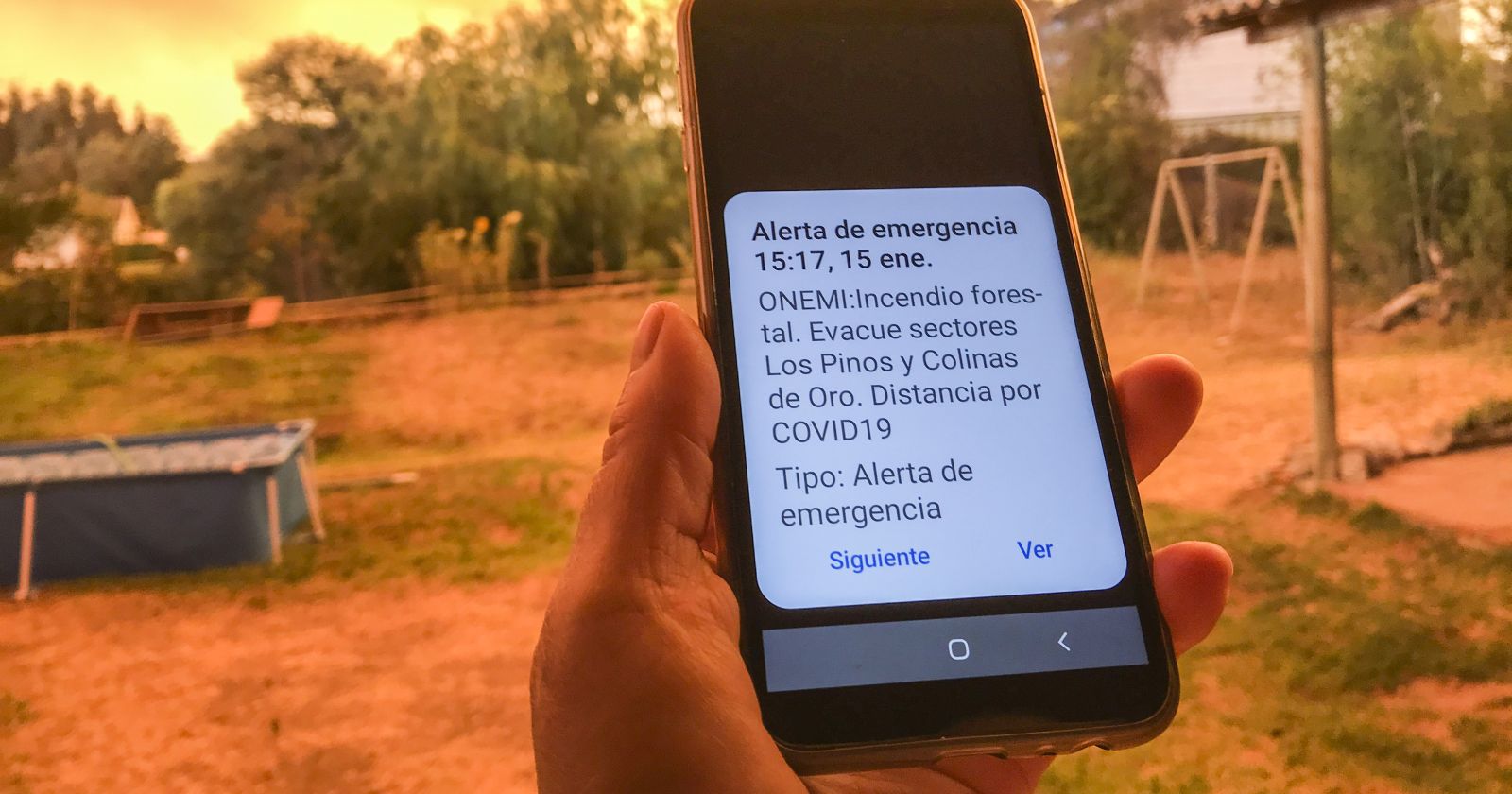 evacuación Quilpué