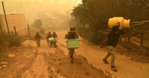 Esval programa corte de agua solidario por incendio en Quilpué y Valparaíso