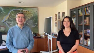 Joaquín Lavín presenta a Daniela Peñaloza, la candidata UDI a la alcaldía de Las Condes