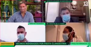 VIDEO - Desmienten en vivo a alcalde de Zapallar sobre cifras de contagios en la comuna