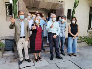 Con Helia Molina y Francisco Vidal: Heraldo Muñoz presenta a su equipo de campaña presidencial