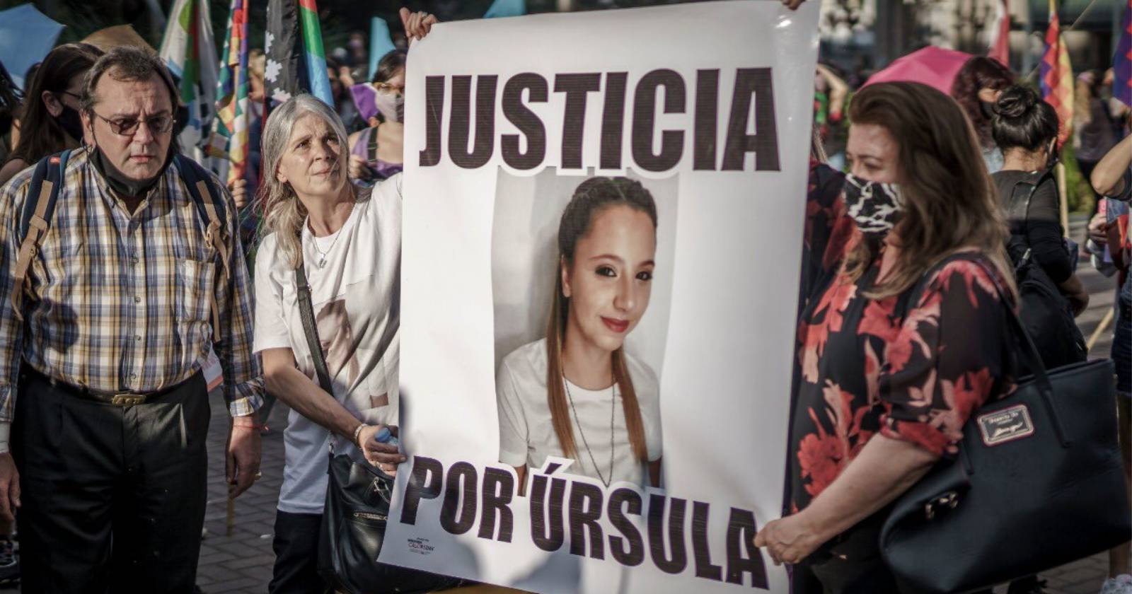 Úrsula Bahillo marcha
