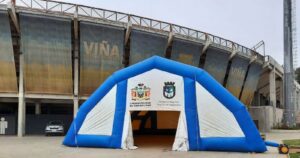 Ante aglomeraciones: Estadio Sausalito se habilitó como centro de vacunación en Viña del Mar