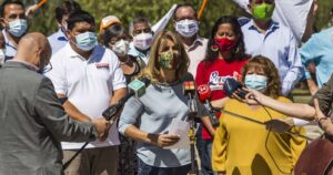 Senadora Rincón (DC) llama a combatir la 