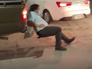 Hombre que simuló atropello tras culto: 